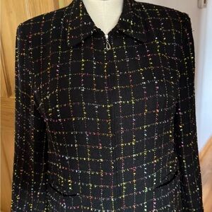 Sharp 14 dressy zip blazer jacket